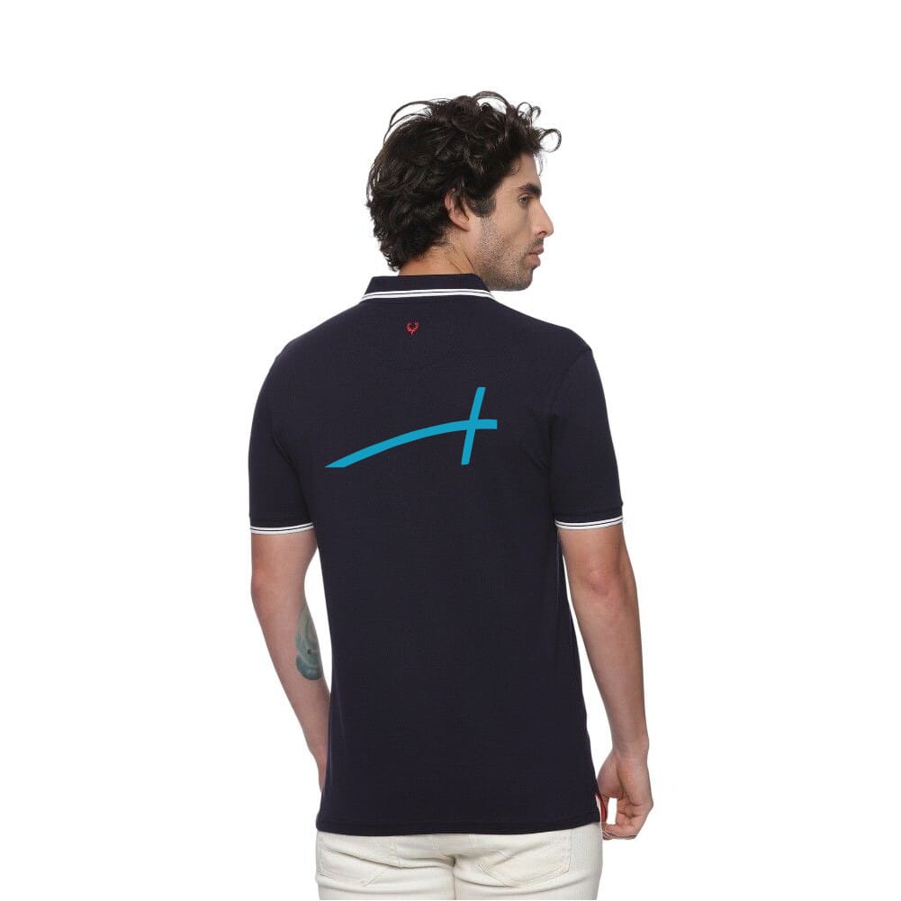 Allen Solly Polo T-shirt Men- Navy Blue SW
